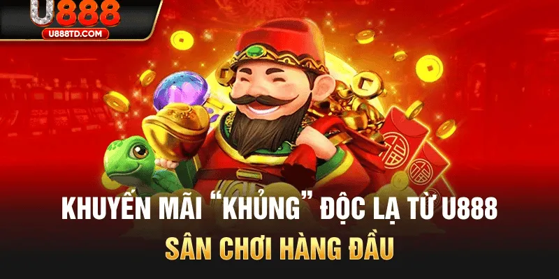 Khuyến mãi “khủng” độc lạ từ U888 – lựa chọn hàng đầu